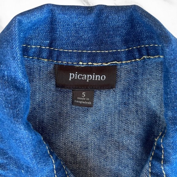 Childs Demin jacket GIRL SIZE 5 - Picture 4 of 4